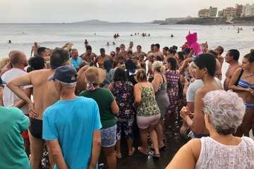 Chinchorro y varada del pescado pasados por agua (Foto TA)